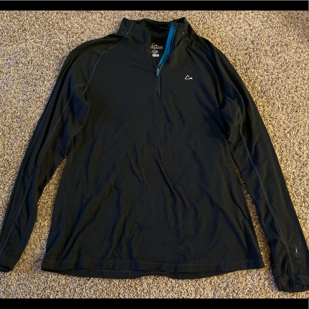 Black quarter zip